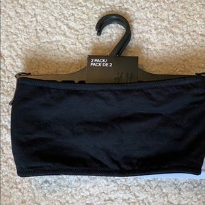 NWT 2-pack lace back bandeau